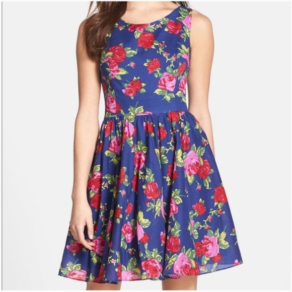 Betsey Johnson Dresses & Skirts - Betsey Johnson Fit and Flare Floral Dress